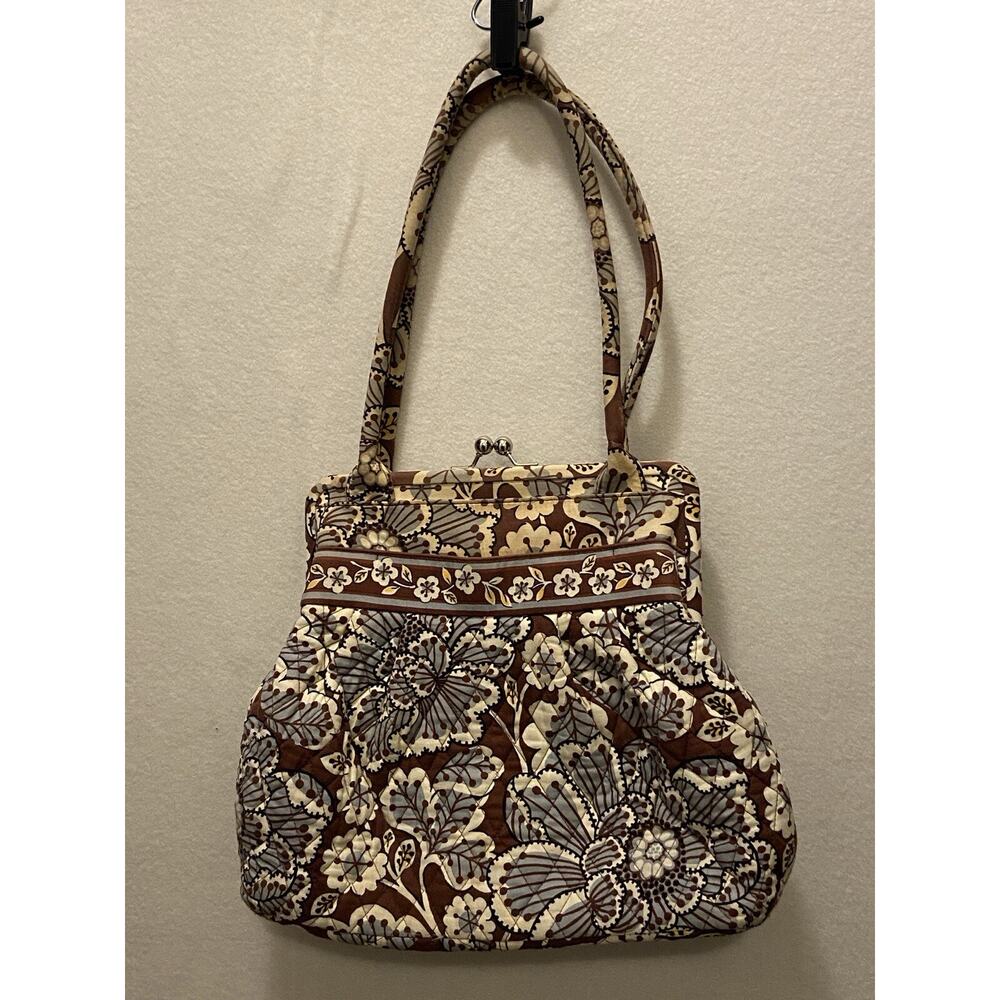 Vera Bradley Floral Brown Shoulder Bag